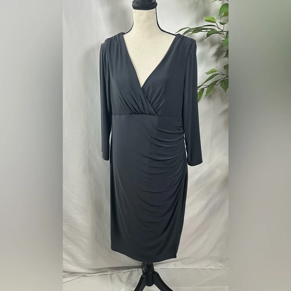 Ralph Lauren Dark Gray Long Sleeve Dress - Picture 2 of 10